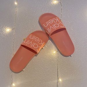 Calvin Klein slides